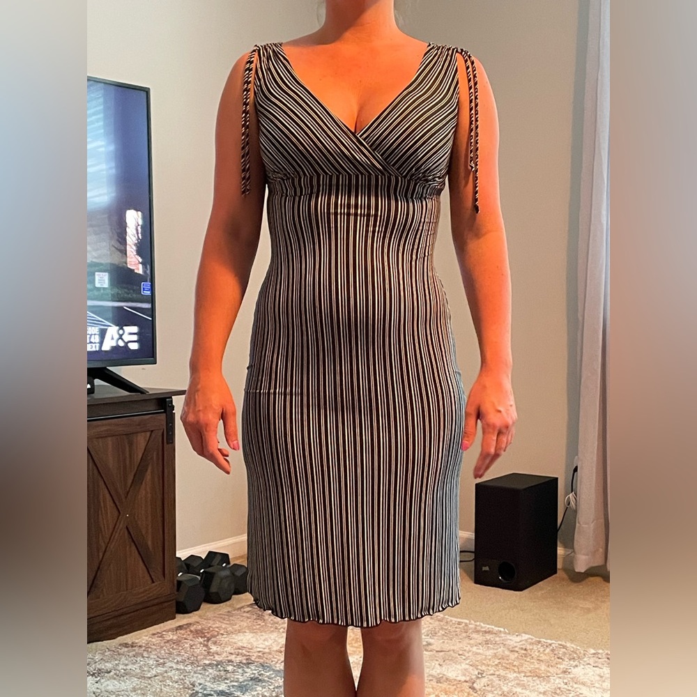 Black and white stripped